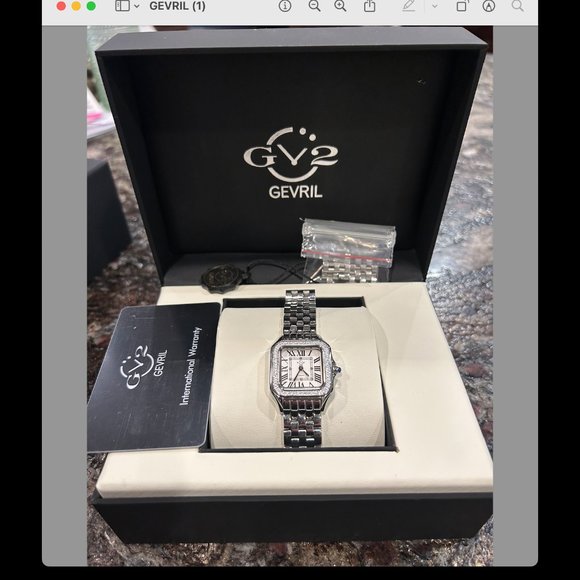 Gevril Women's Watch with Diamonds - Picture 1 of 2
